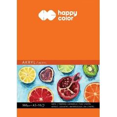 Happy Color Blok do malowania A5 10k biały