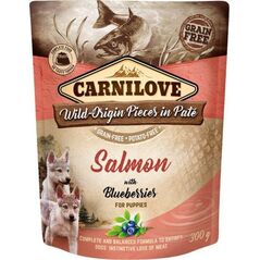 Carnilove Brit Carnilove Salmon Blueberries Łosoś Jagody Bezzbożowa dla Szczeniąt 300 g