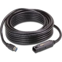 Kabel USB Aten USB-A - USB-A 10 m Czarny (UE3310-AT-G)