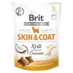 Brit Functional Snack Skin Coat Sierść Krill Kryl Kokos 150 g