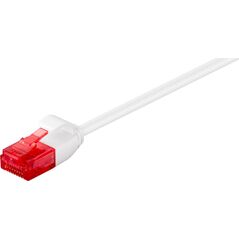 MicroConnect U/UTP CAT6A Slim 0.5M White