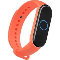 Hurtel Opaska Xiaomi Mi Band 5 Silikonowa Pomarańczowa