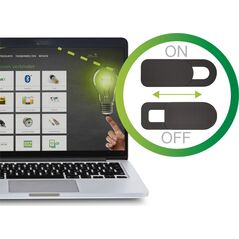 InLine Zakrywacz InLine do kamery internetowej w laptopie - czarny - 2 sztuki
