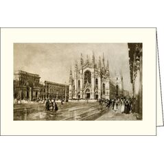Rossi Karnet z kopertą ITW 014 Milano Piazza del Duomo