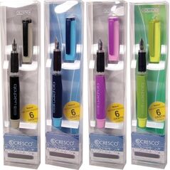 Cresco Pióro wieczne Go Pen Colors + 6 naboi mix