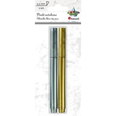 Titanum Pisak metaliczny złoty + srebrny