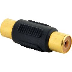 Adapter AV Gembird RCA (Cinch) - RCA (Cinch) czarny (A-RCAFF-01)