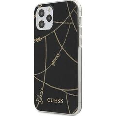 Guess Guess GUHCP12LPCUCHBK iPhone 12 Pro Max 6,7" czarny/black hardcase Gold Chain Collection