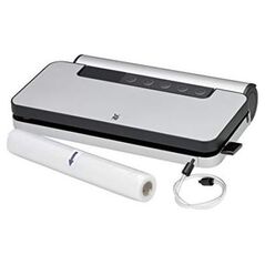 WMF Zgrzewarka próżniowa WMF Lono (90 W, z wyjmowanym pudełkiem foliowym, zgrzewarka próżniowa z rolką folii i workami 5, podwójny szew sPawalniczy 30 cm, klawisze funkcyjne 5)