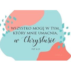 Szaron Magnes na lodówkę - Wszystko mogę w tym łaty