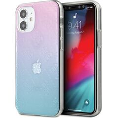 Guess Guess GUHCP12S3D4GGBP iPhone 12 mini 5,4 niebiesko-różowy/blue&pink hardcase 4G 3D Pattern Collection