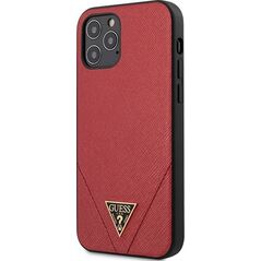 Guess Guess GUHCP12LVSATMLRE iPhone 12 Pro Max 6,7 czerwony/red hardcase Saffiano