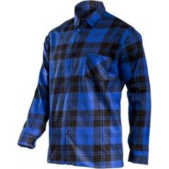 Lahti Pro KOSZULA FLANELOWA GRANATOWA, 170G/M2, "S", CE, LAHTI