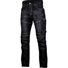 Lahti Pro SPODNIE JEANSOWE CZARNE STRETCH ZE WZMOCN., "2XL", CE, LAHTI