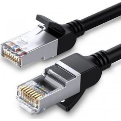 Ugreen Kabel sieciowy UGREEN z metalowymi wtyczkami, Ethernet RJ45, Cat.6, UTP, 10m (czarny)