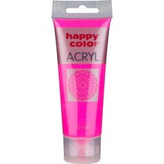 Happy Color Farba akrylowa 75ml różowy fluo