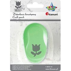 Titanum Dziurkacz z motywem Tulipan 25mm