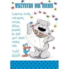 Stamp Karnet Happy B6 + koperta wzór nr 18