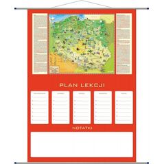 Artglob Plan lekcji - mapa Polska Młodego Odkrywcy