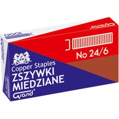 Grand Zszywki miedziane 24/6 1000szt (384210)