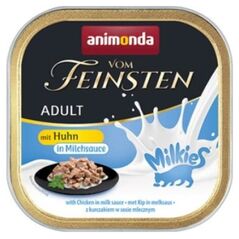 Animonda ANIMONDA KOT 100g V.FEINSTEN MILKY KURA z FARSZEM MLECZNYM tacka/32