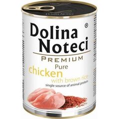 Dolina Noteci DOLINA NOTECI PIES PURE 400g kurczak z brązowym ryżem PUSZKA