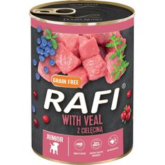 Rafi RAFI PIES pusz.400g JUNIOR CIELĘCINA w pasztecie