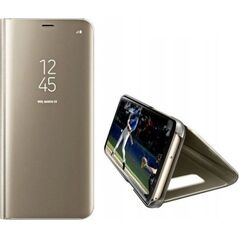 Etui Clear View Realme 7 Pro złoty/gold