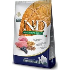 Farmina FARMINA N&D ANCESTRAL GRAIN DOG LAMB AND BLUEBERRY PUPPY MEDIUM & MAXI 12kg