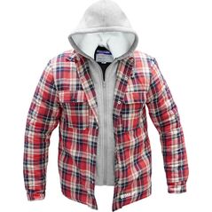 Dedra Bluza flanelowa ocieplana z kapturem, rozm.M