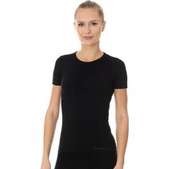 Brubeck SS00970A Koszulka damska z krótkim rękawem COMFORT COTTON czarny M