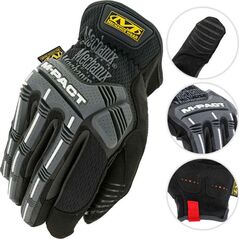 Mechanix Wear Mechanix Wear Rękawice M-Pact Open Cuff Czarno-Szare M