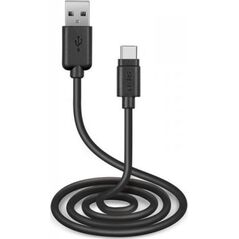 Kabel USB SBS Mobile USB-A - USB-C 3 m Czarny