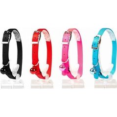 Duvo+ DUVO+ OBROŻA KOT Z KOLOROWYM DZWONKIEM 20-30cm/10mm 11196