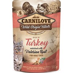 Carnilove CARNILOVE KOT sasz.85g TURKEY&VALERIAN