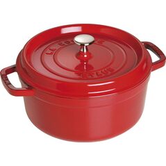 STAUB Garnek STAUB żeliwny okrągły 3.8 ltr czerwony uniwersalny