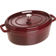 STAUB Garnek STAUB żeliwny owalny 5.5 ltr grenadynowy uniwersalny