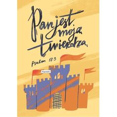 Szaron Pocztówka z kolorowanką - Pan jest moją twierdzą
