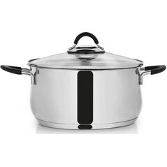 Orion Garnek stalowy Dalie z pokrywką 24cm 5.3l