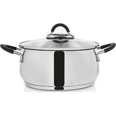 Orion Garnek stalowy Dalie z pokrywką 22cm 4l