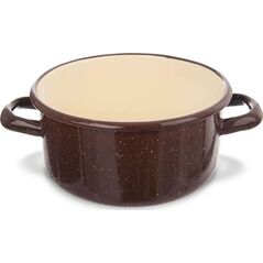 Orion Garnek rondel garnuszek emaliowany 1.5l brązowy