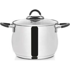 Orion Garnek stalowy Dalie z pokrywką 20cm 4.8l