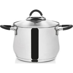 Orion Garnek stalowy Dalie z pokrywką 18cm 3.5l