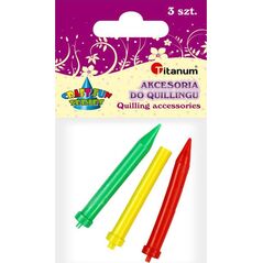 Titanum Igła do quillingu nawijak plastik 3szt CRAFT-FUN