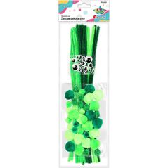 Titanum Druciki kreatywne pompony oczka 80el CRAFT-FUN