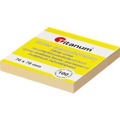 Titanum Karteczki samoprzylepne notes 76x76mm 100k żółte