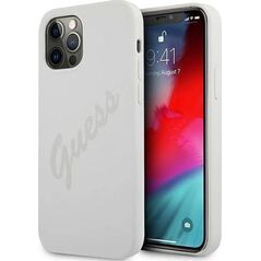 Guess Etui Guess GUHCP12LLSVSCR Apple iPhone 12 Pro Max kremowy/cream hardcase Script Vintage