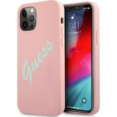 Guess Etui Guess GUHCP12LLSVSPG Apple iPhone 12 Pro Max różowo zielony/green pink hardcase Silicone Vintage