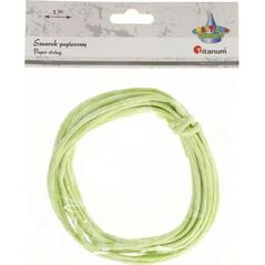 Titanum Sznurek papierowy 3.5mmx5m jasnozielony