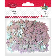Titanum Konfetti gwiazdki 30g bladoróżowe
